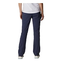 Columbia Women's On The Go Pants, Hiking, Casual, Mid Rise, Bootcut, Stretch