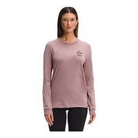 The North Face Women's Snowy Mountain Long Sleeve Cotton Hiking T Shirt