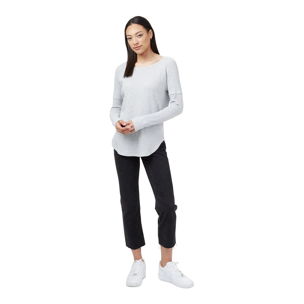 tentree Women's TreeWaffle Sweatshirt, Relaxed Fit