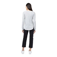 tentree Women's TreeWaffle Sweatshirt, Relaxed Fit