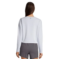 O'Neill Women's Long Sleeve French Terry Tie Crop Shirt