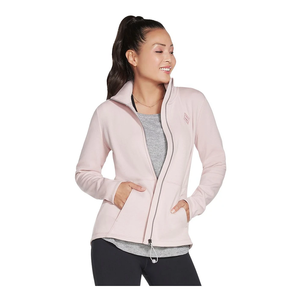 Skechers Women's Go Snuggle Zip Up Fleece Jacket