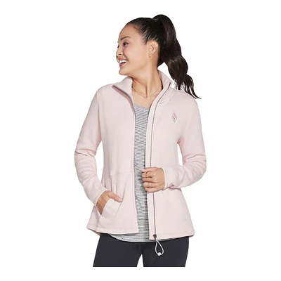 Skechers Women's Go Snuggle Zip Up Fleece Jacket