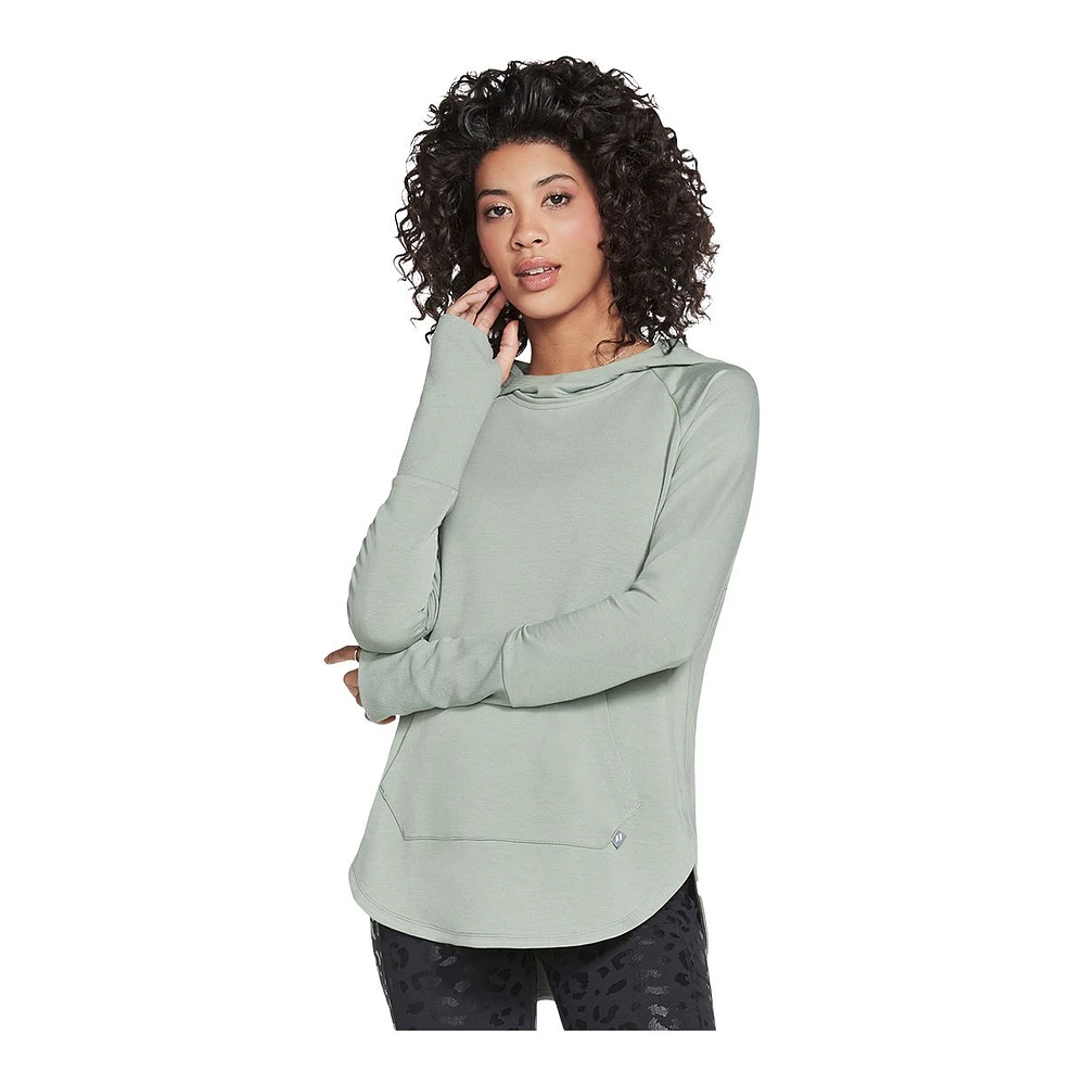 Skechers Women's Awakened Pullover Hoodie, French Terry, Kangaroo Pocket