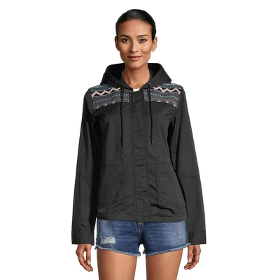 Roxy Women's Canyon Rhythm Hoodie Jacket, Oversized