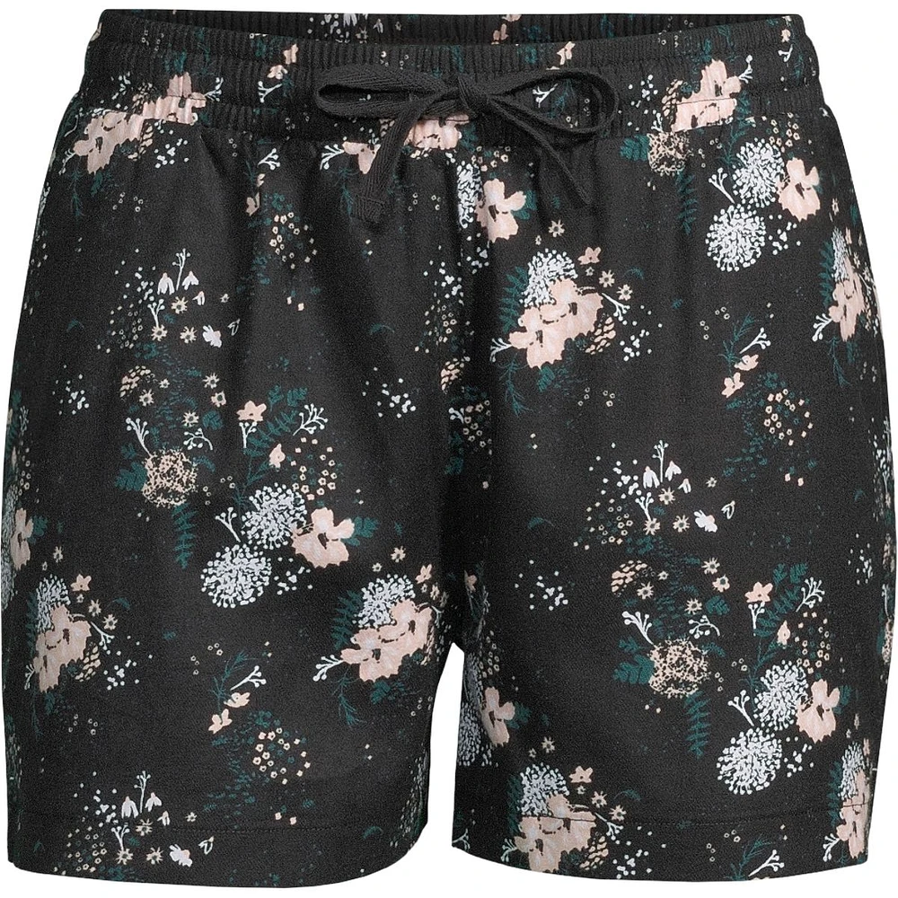 Ripzone Women's Claire Flannel Floral Pajama Shorts