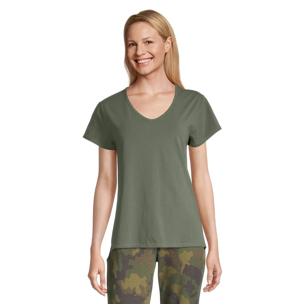 Ripzone Women's Hart Cotton V-Neck T-Shirt