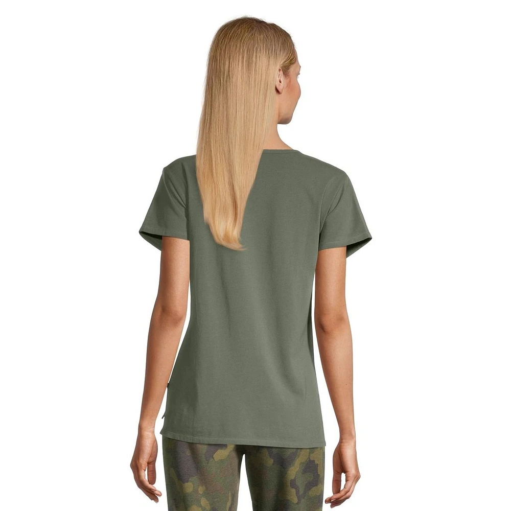 Ripzone Women's Hart Cotton V-Neck T-Shirt