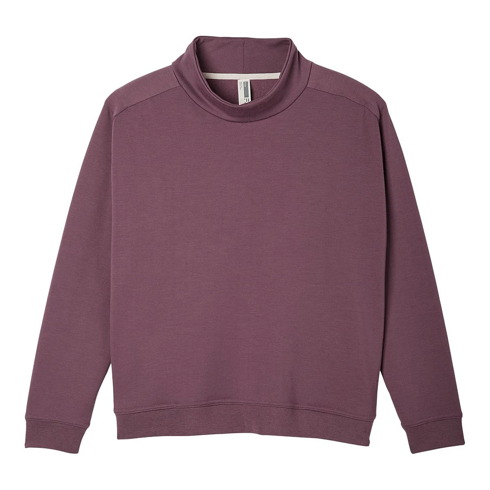 Free FWD Women's Funnel Neck Fleece Pullover