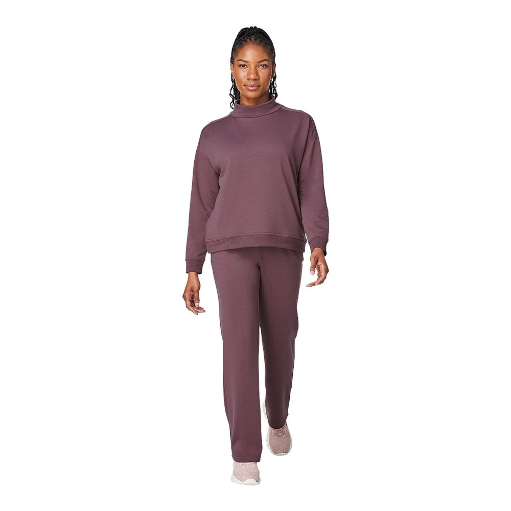 Free FWD Women's Funnel Neck Fleece Pullover