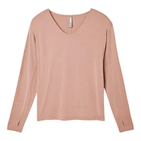 Friday FWD Women's Modal Minimal Long Sleeve T Shirt