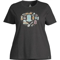 Woods Women's Cayley Graphic Cotton Blend T Shirt, Plus