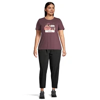 Woods Women's Cayley Graphic Cotton Blend T Shirt, Plus