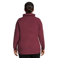 Woods Women's Copeland Turtleneck Fleece Sweatshirt, Plus