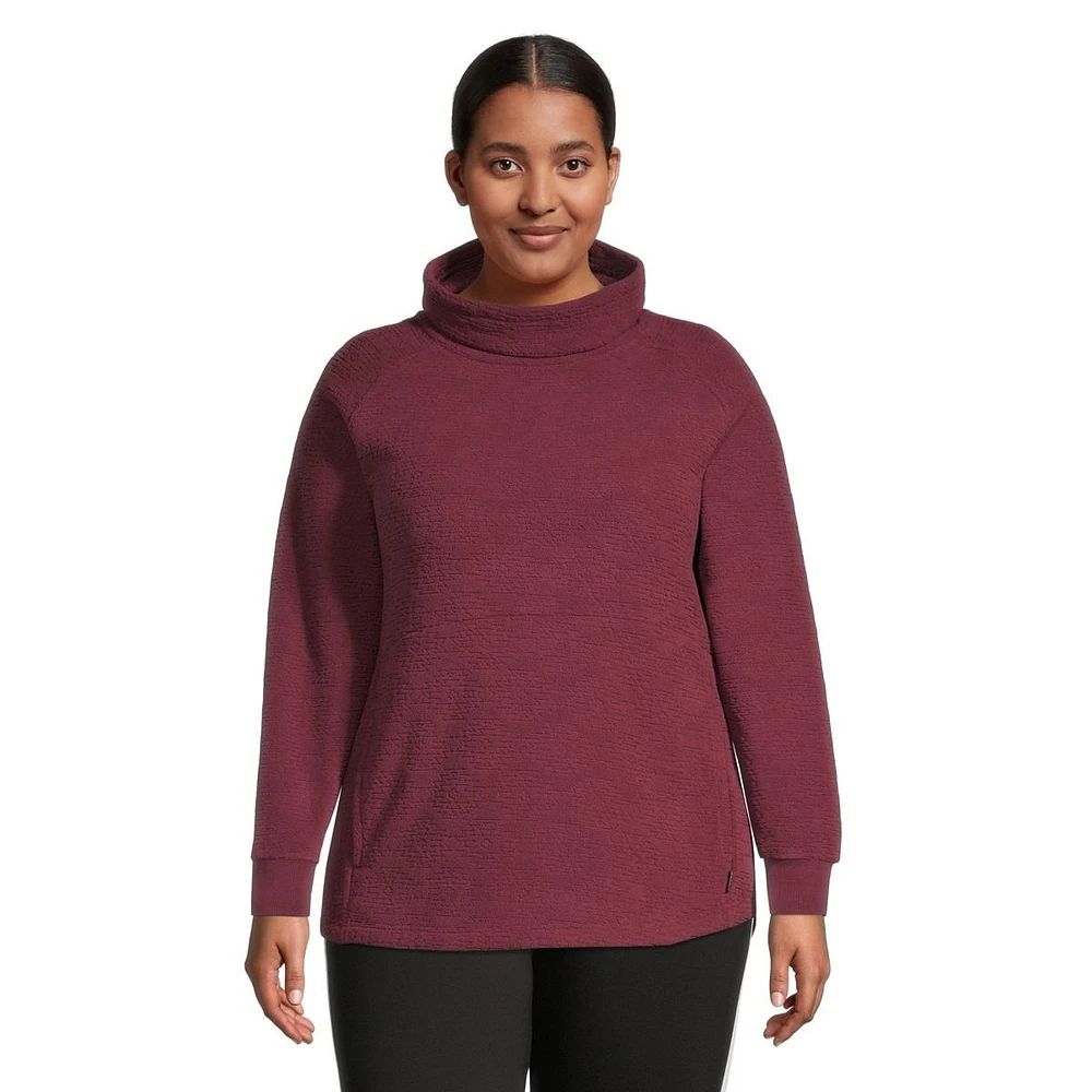 Woods Women's Copeland Turtleneck Fleece Sweatshirt, Plus