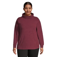 Woods Women's Copeland Turtleneck Fleece Sweatshirt, Plus