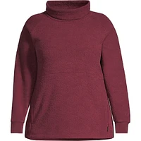 Woods Women's Copeland Turtleneck Fleece Sweatshirt, Plus