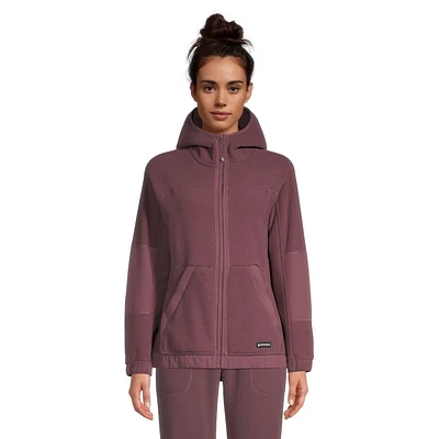 Woods Women's Alma Full Zip Hoodie, Midweight Fleece, Moisture-Wicking