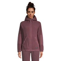 Woods Women's Alma Full Zip Hoodie, Midweight Fleece, Moisture-Wicking