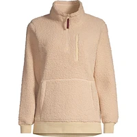 Woods Women's Cautley Quarter Zip Fleece Sweatshirt, Kangaroo Pocket