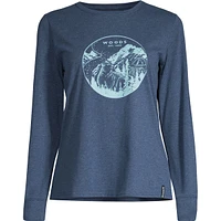 Woods Women's Cayley Graphic Long Sleeve T Shirt