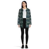 Woods Women's Evelyn Flannel Shacket, Relaxed Fit