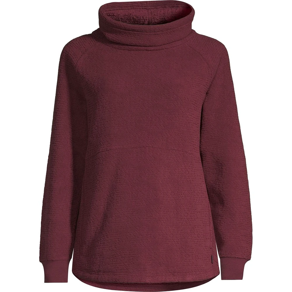 Woods Women's Copeland Turtleneck Fleece Sweatshirt, Plus