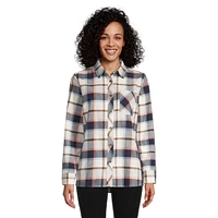 Woods Women's Niles Flannel Shirt, Relaxed Fit