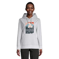 Woods Women's Lawson Pullover Hoodie, Kangaroo Pocket