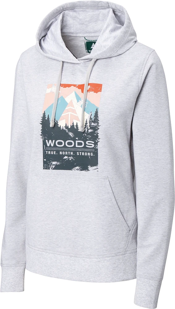 Woods Women's Lawson Pullover Hoodie, Kangaroo Pocket