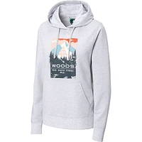 Woods Women's Lawson Pullover Hoodie, Kangaroo Pocket