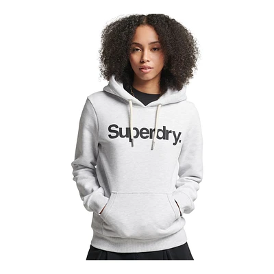 Superdry Women's CL Pullover Hoodie, Kangaroo Pocket