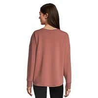 O'Neill Women's Cloud Crewneck French Terry Sweatshirt, Relaxed Fit