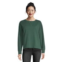 O'Neill Women's Cloud Crewneck French Terry Sweatshirt, Relaxed Fit