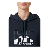 Helly Hansen Women's Nord Graphic Pullover Hoodie, Kangaroo Pocket