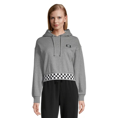 Vans Women's Boom 88 Cropped Hoodie, Cotton Blend, Oversized