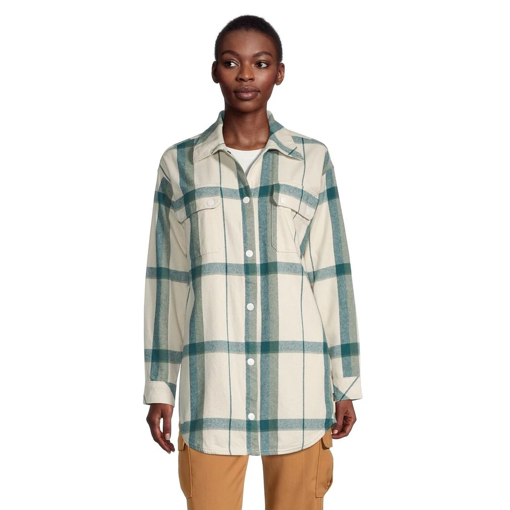 Vans Women's Hal Plaid Shacket, Relaxed Fit