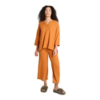 Everyday Sunday Women's Waffle Popover Top