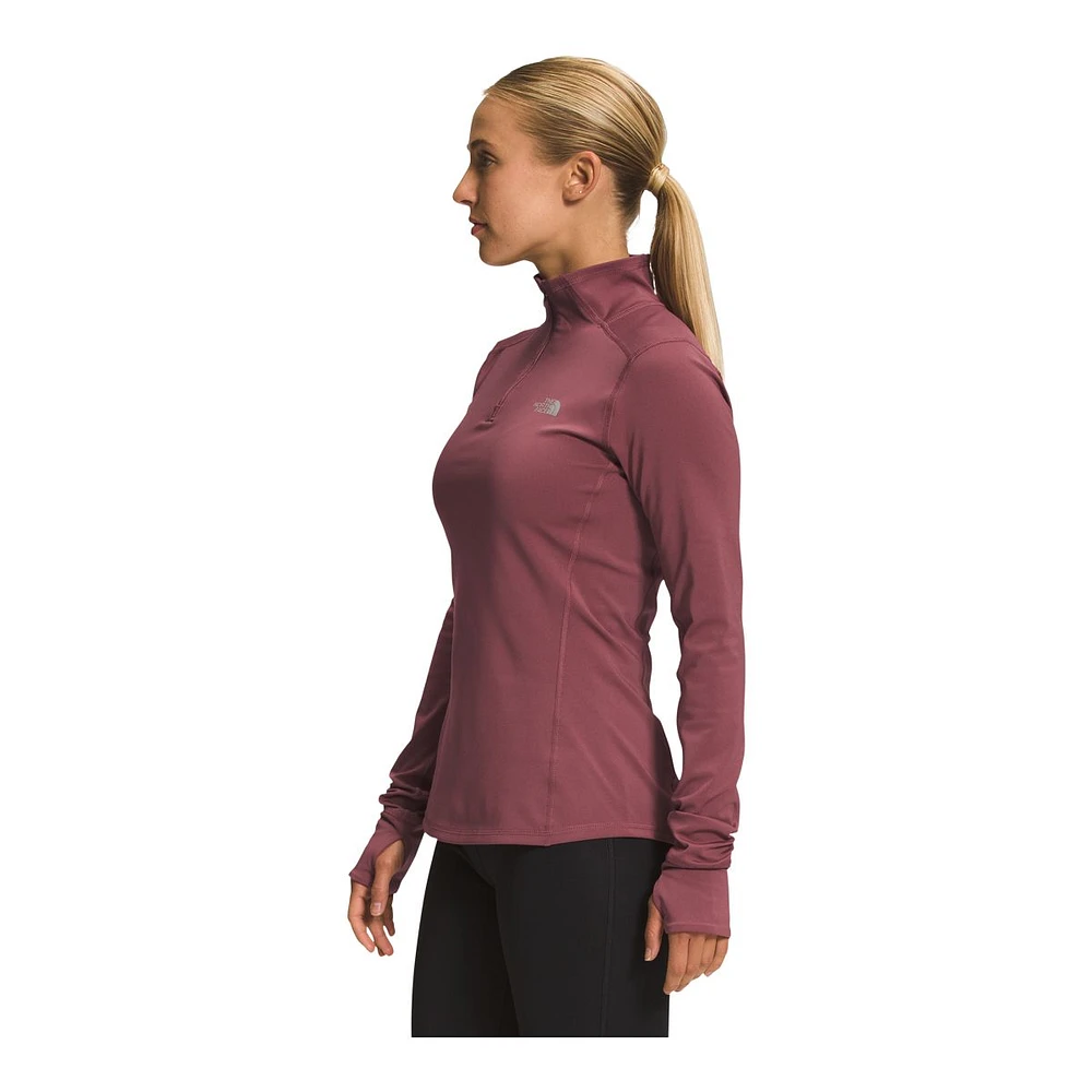 The North Face Women's Winter Warm Essential Long Sleeve Quarter Zip Hiking Shirt