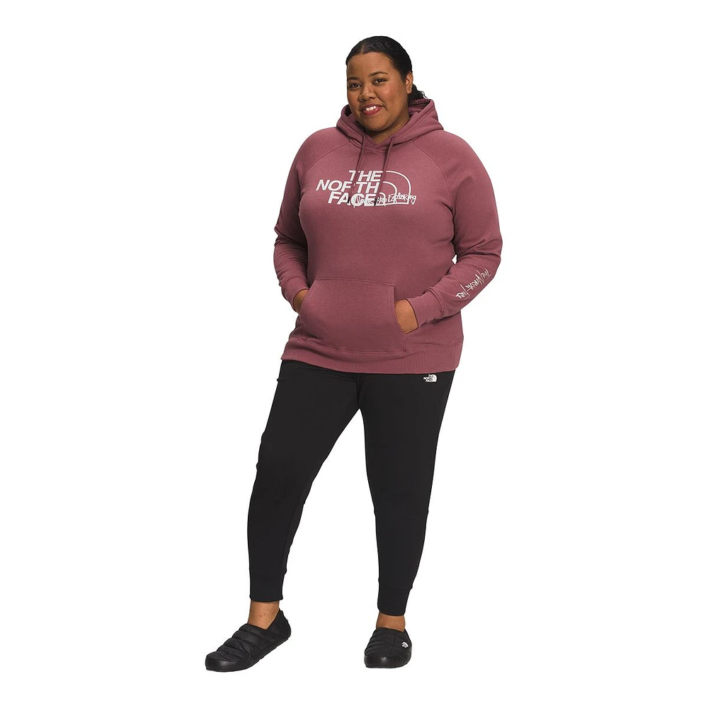 The North Face Women's Graphic Injection Pullover Hiking Hoodie, Plus Size, Waterproof