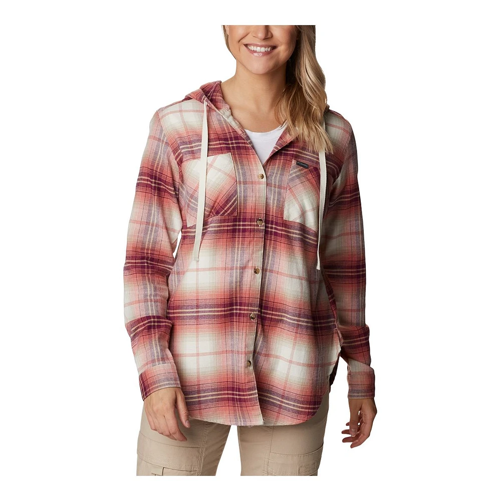 Columbia Women's Anytime™ Stretch Hooded Long Sleeve Shirt