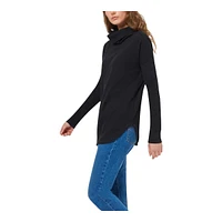 tentree Women's TreeWaffle Turtleneck Long Sleeve Shirt