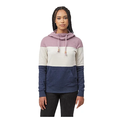 tentree Women's TreeFleece Blocked Banshee Hoodie