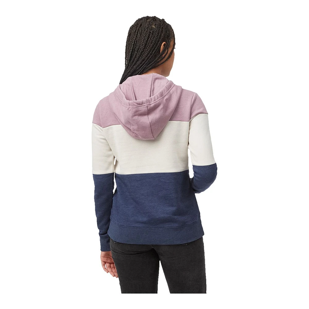 tentree Women's TreeFleece Blocked Banshee Hoodie