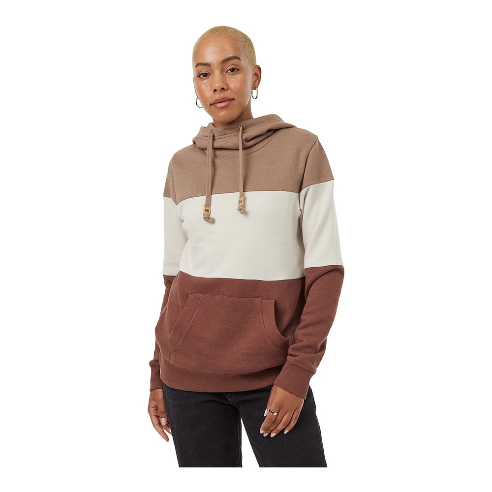 tentree Women's TreeFleece Blocked Banshee Hoodie