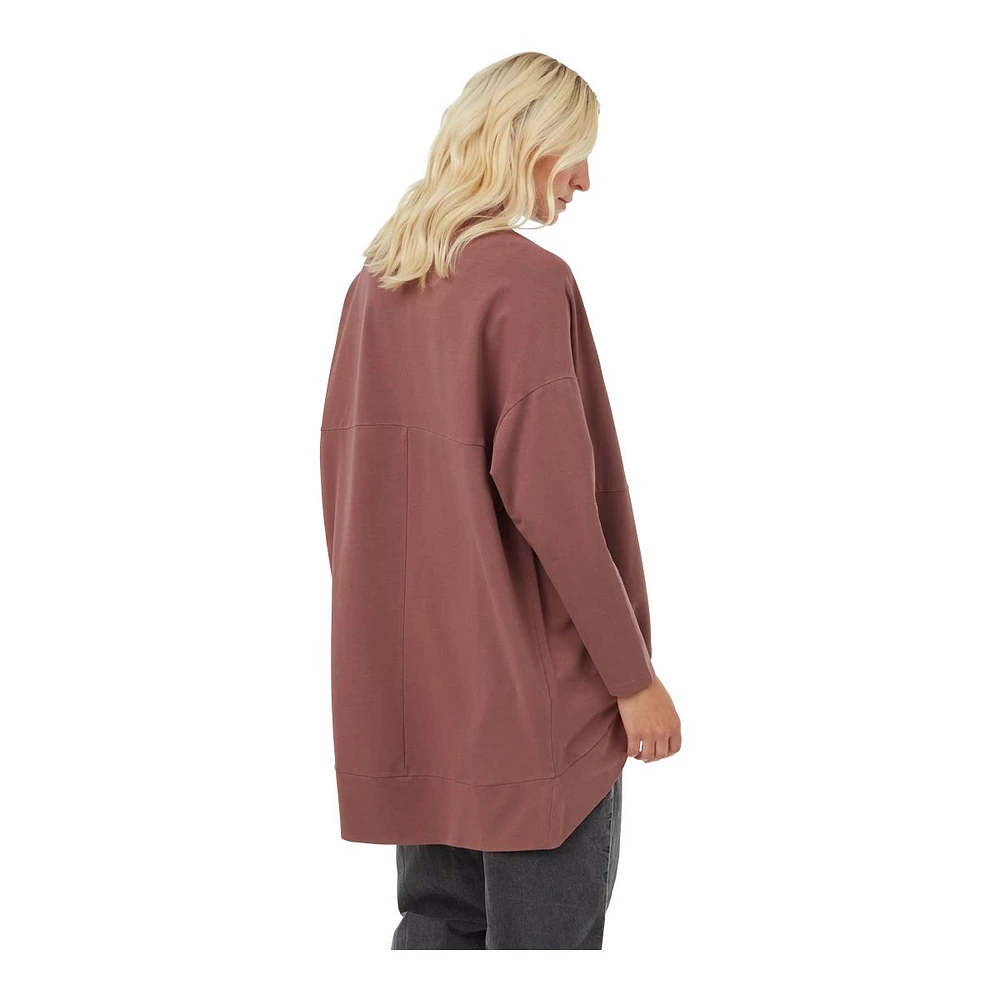 tentree Women's French Terry Cacoon Cardigan