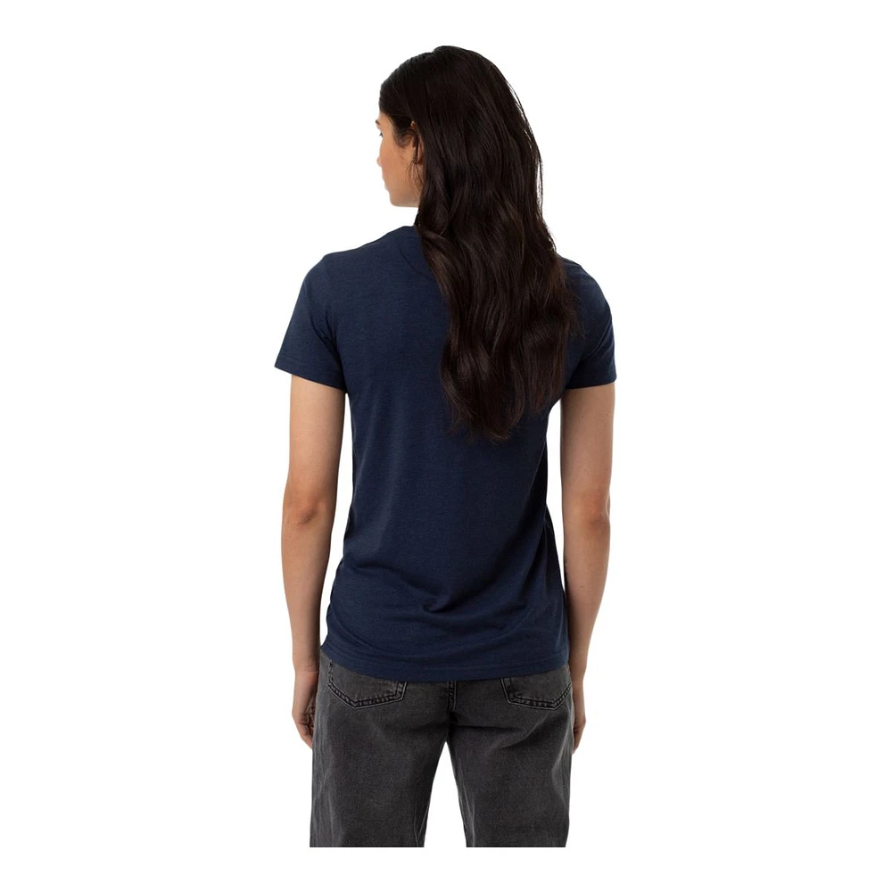 tentree Women's Mountain Sunset Ten Logo T Shirt