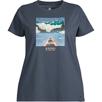 Woods Women's Plus Cayley Canoe T Shirt