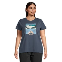 Woods Women's Plus Cayley Canoe T Shirt