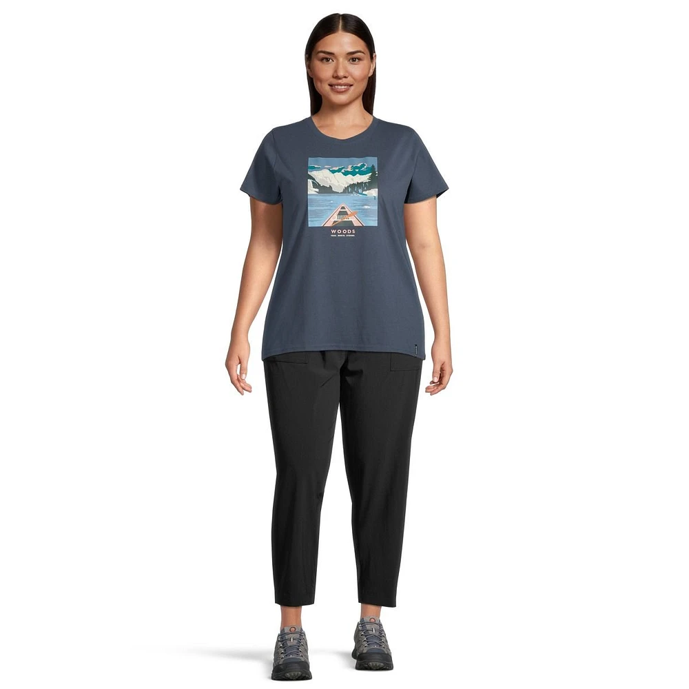 Woods Women's Plus Cayley Canoe T Shirt